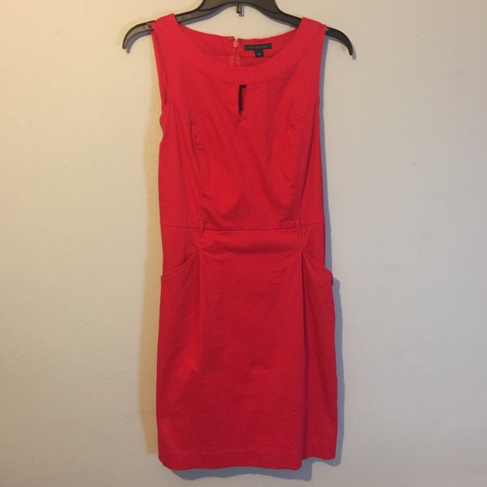 Tommy Hilfiger Red Crew Neck Dress